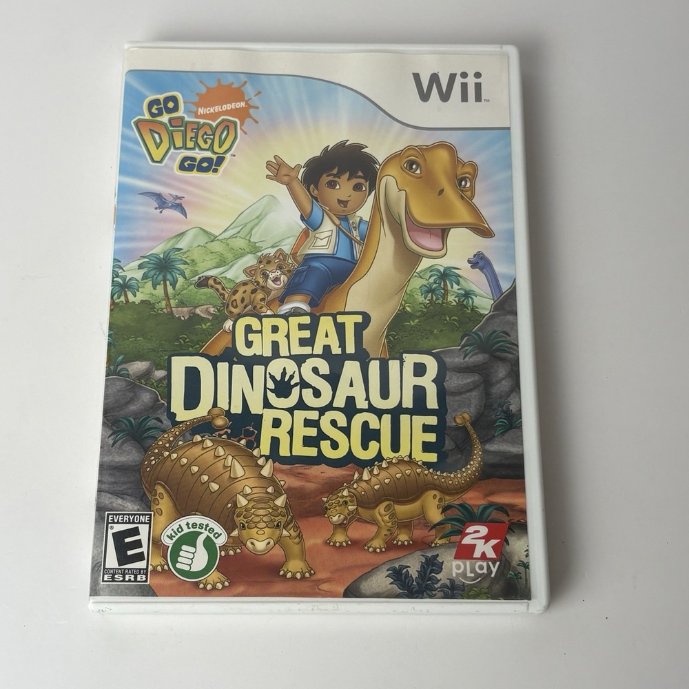 Go, Diego, Go Great Dinosaur Rescue (Nintendo Wii, 2008)